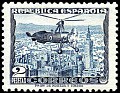 Spain 1935 Transporte 2 Ptas Azul Edifil 689. España 689. Subida por susofe